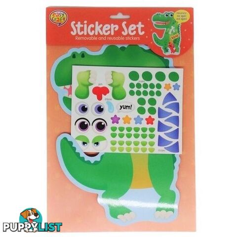 Sticker Kit Dress Ups Reusable Assorted 4 Designs - 800655