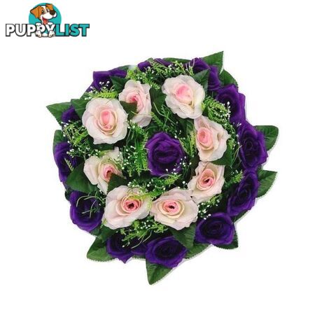 Artificial Centrepiece Flower Pink and Purple - 800399