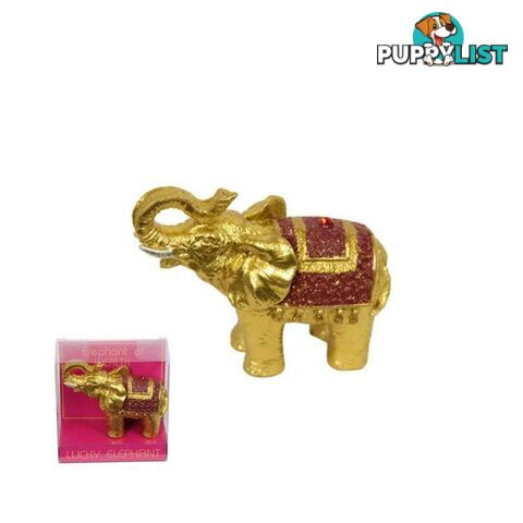 Lucky Gold Elephant 9cm - 9319844586467