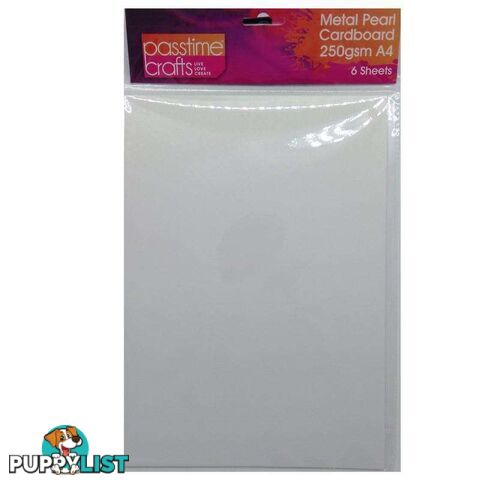 Metal Pearl Cardboard 250gsm A4 Dusty Pink 6 Pieces - 800312