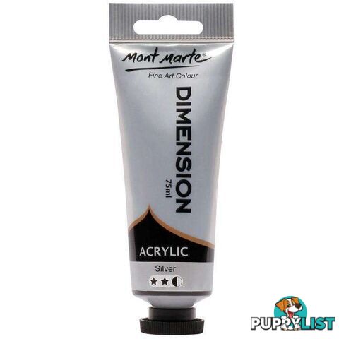 Dimension Acrylic Paint 75ml - Silver - 9328577016301