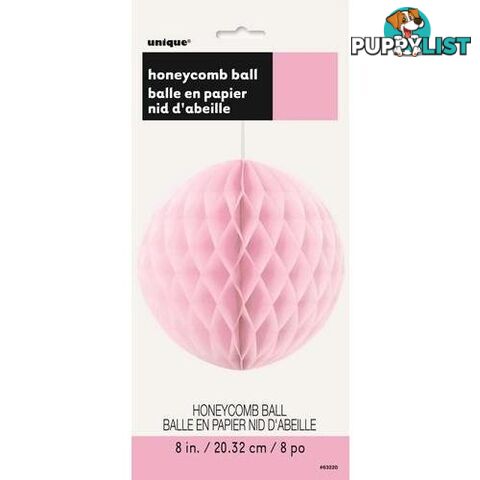 Honeycomb Ball Lovely Pink 20cm (8) - 011179632206