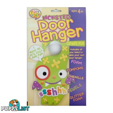 Foam Craft Kit Door Hanger 4 Assorted Designs - 800705