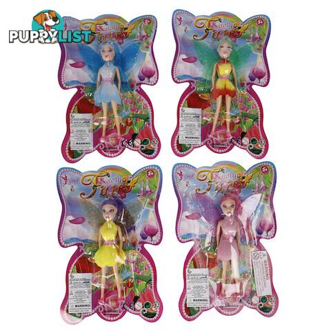 Fairy Dolls 16cm 4 Colours - 9328644069087