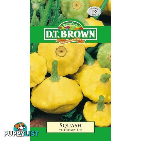 Squash Yellow Scallop Seeds - 5030075022978