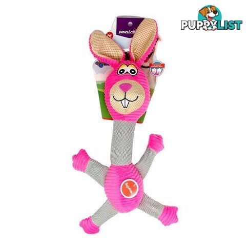 Pet Toy Animal Stretchy Neck Pink 30cm - 800453