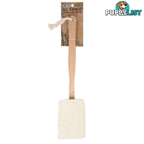 Eco Bamboo Loofah Back Brush - 9328644054311