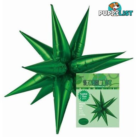 Glitz Starburst Green 70cm (27.5) - 9311965428572