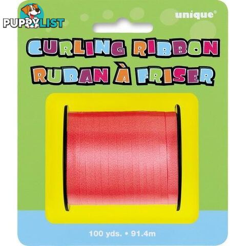 Curling Ribbon 914m 100yds - Red - 011179486267