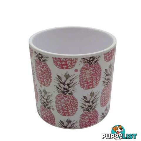 Medium Pot Fruit Range 14x12cm Pineapple Designs - 801045