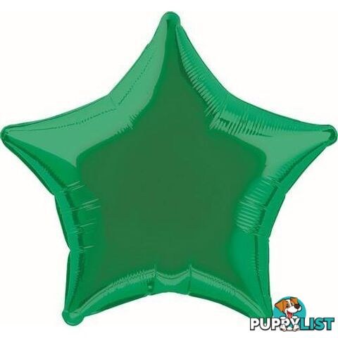 Green Star 50cm (20) Foil Balloon Packaged - 011179533251