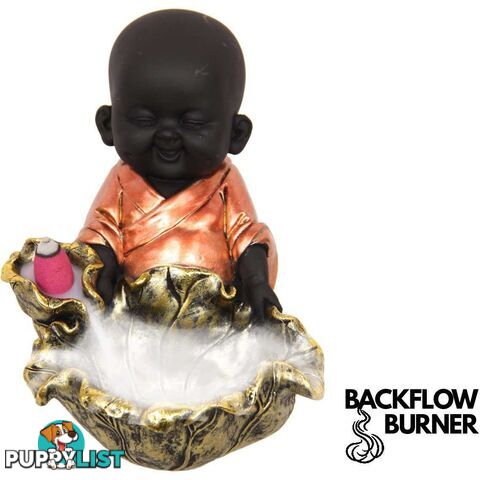 Buddha Backflow Incense Burner 14cm - 9319844607902