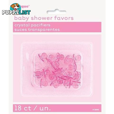 18 Pacifiers Crystal Pink 25cm 1 - 011179136407