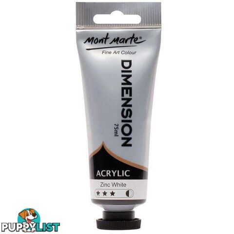 Dimension Acrylic Paint 75ml - Zinc White - 9328577015892