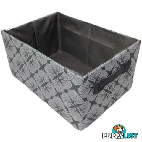 Fabric Storage Basket Sml 29x19x14cm - 800844