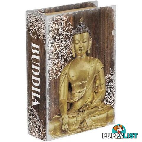 Gold Buddha Mandala Book Box 23x17cm - 9319844631662