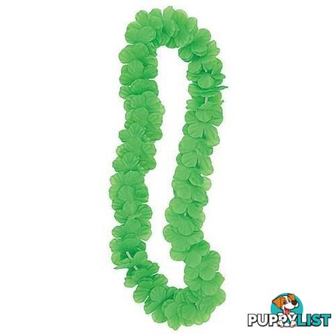 Luau Flower Lei 106cm 42 - Lime Green - 011179191345