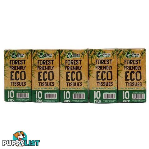 Eco Friendly Bamboo Tissue 10 Pk - 9328644054465