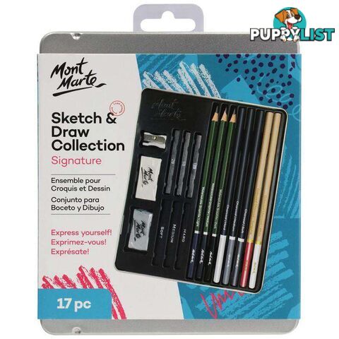 Signature Sketch and Draw Collection 17pc - 9328577040023