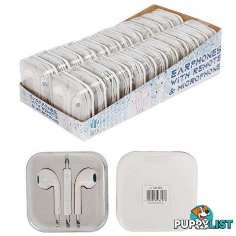 Earphones AUX White - 9328644033248