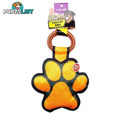 Pet Toy Tuff Busta Tugger Paw Orange 30cm - 800461