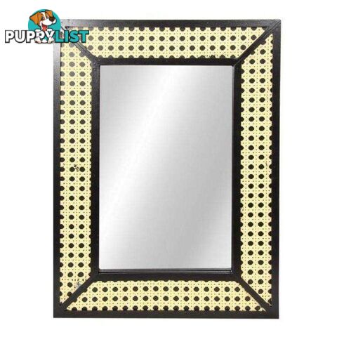 MDF Mirror with Bamboo Pattern 40x30cm - 9319844620567