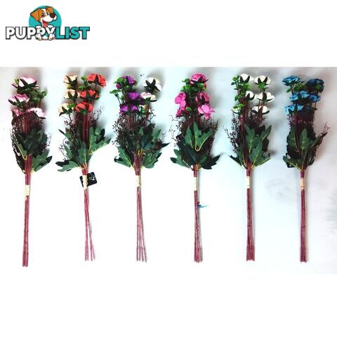 Double Roses 6 Bunch - 800751