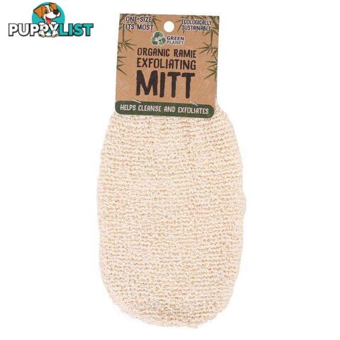 Eco Organic Ramie Exfoliating Mitt - 9328644054366