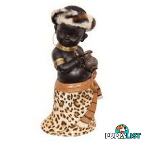 Cute Africans With Animal Print 24cm B - 800538