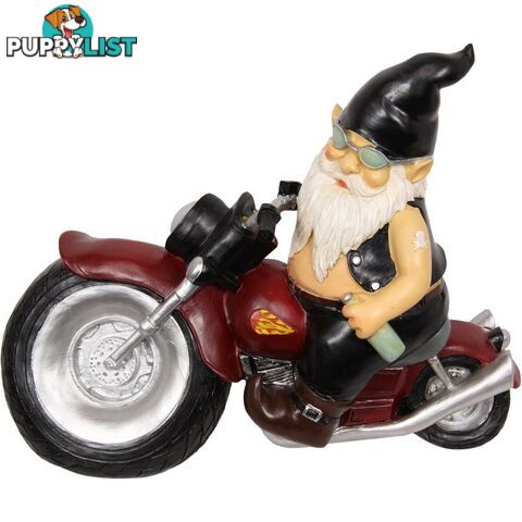 Bad As Biker Garden Gnome 33cm - 9319844589680