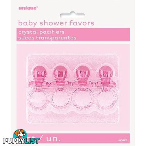 4 Pacifiers Crystal Pink 5cm 2 - 011179136421