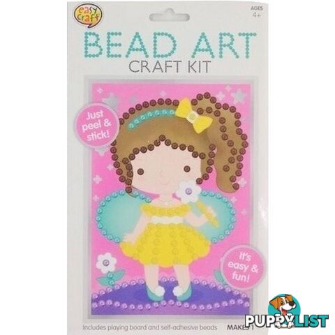 Craft Bead Art Kit Assorted 6 Designs - 800647