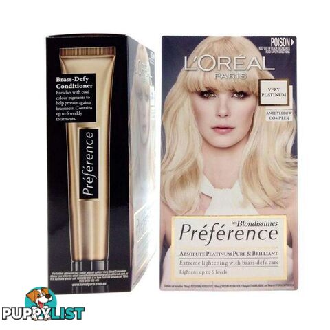 Loreal Hair Colour Very Platinum - 3600522273417