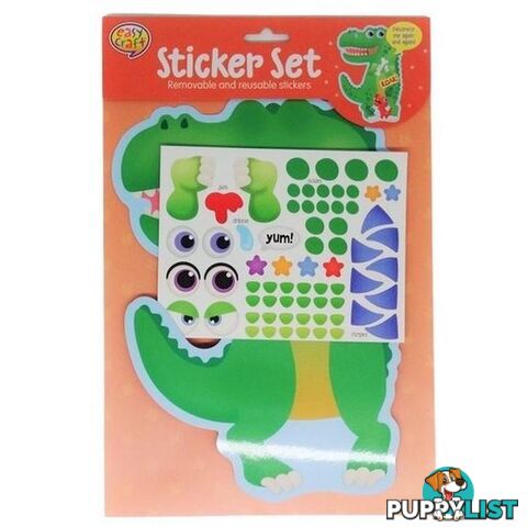 Sticker Kit Dress Ups Reusable Assorted 4 Designs - 800656