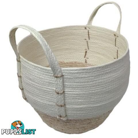 Maize Rope Storage Basket Lge 32Hx43W - 800886