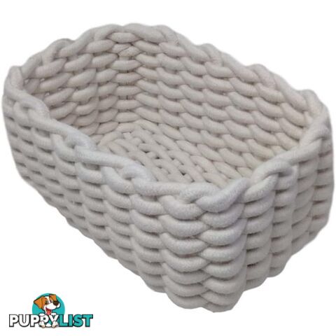 Cotton Rope Storage Basket 36x25x15cm - 800878