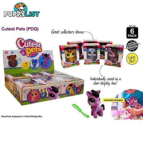 Cutest Pets Toys with Accessories Assorted Designs - 9315892260656