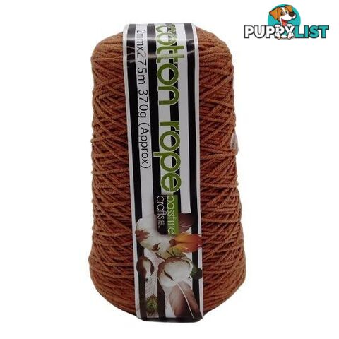 Cotton Rope Spool Rust 340g 4mmx275m - 801004