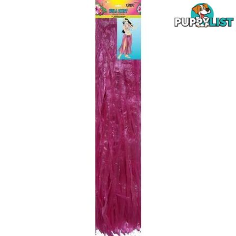 Hot Pink Luau Hula Skirt 89cm W x 79cm L 35 x 31 - 9311965192299