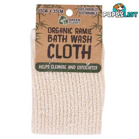 Eco Oganic Ramie Bath Wash Cloth - 9328644054335