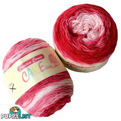 Cake Yarn - Bubble Gum 200gm - 9321214235936