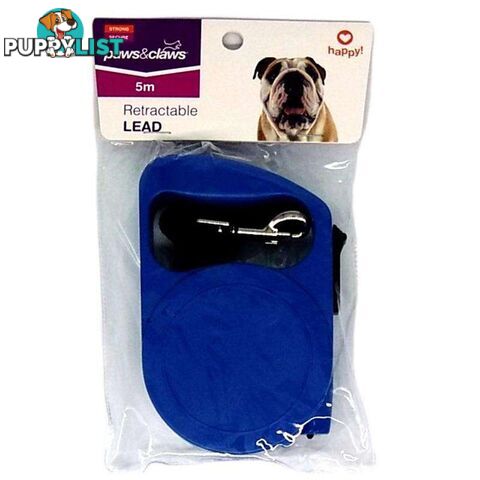 Retractable Dog Lead Blue 5mtr - 800432