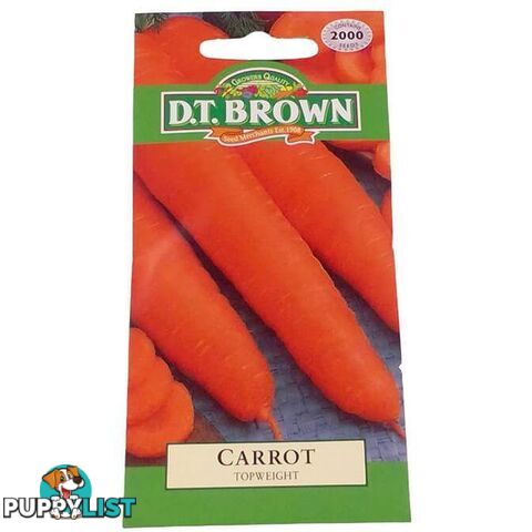 Carrot Topweight Seeds - 5030075020684