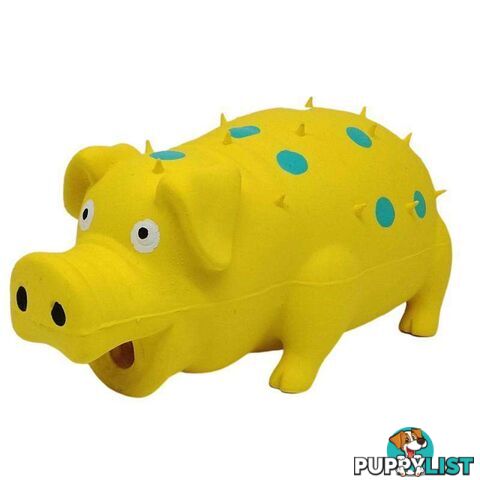 Pet Toy Latex Pig Yellow - 800443