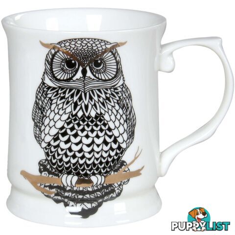 Fine Bone China Owl Mug - 9342816014590