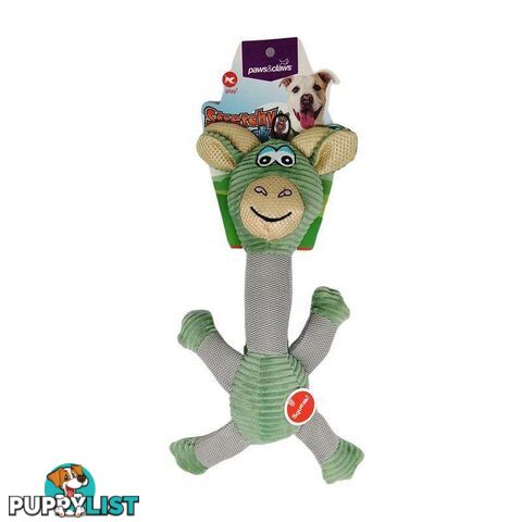 Pet Toy Animal Stretchy Neck Green 30cm - 800452