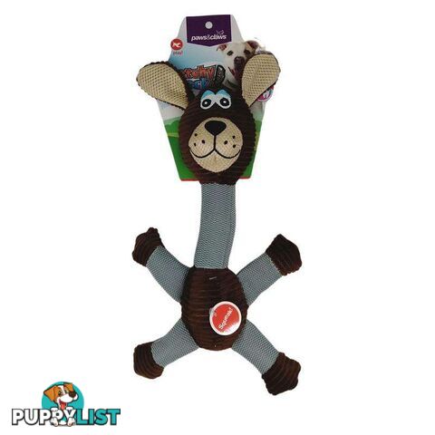 Pet Toy Animal Stretchy Neck Brown 30cm - 800454