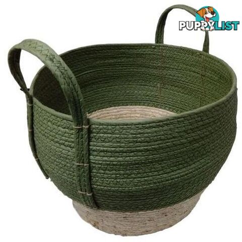 Maize Rope Storage Basket Lge 32Hx43W - 800887