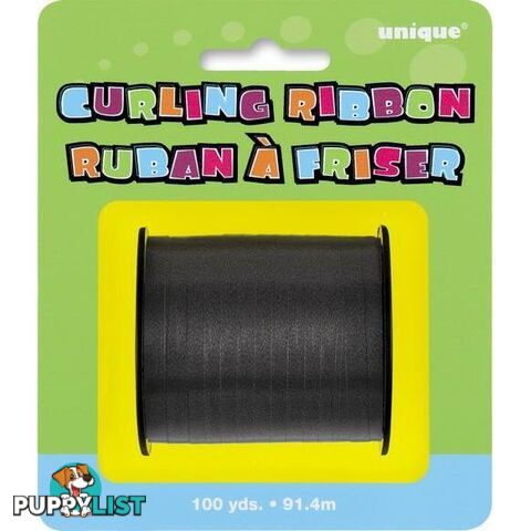 Curling Ribbon 914m 100yds - Black - 011179486328