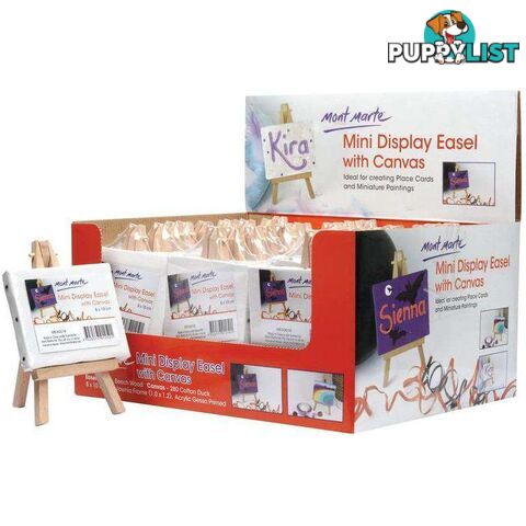 Mini Display Easel with Canvas 8x10cm - 9328577012501